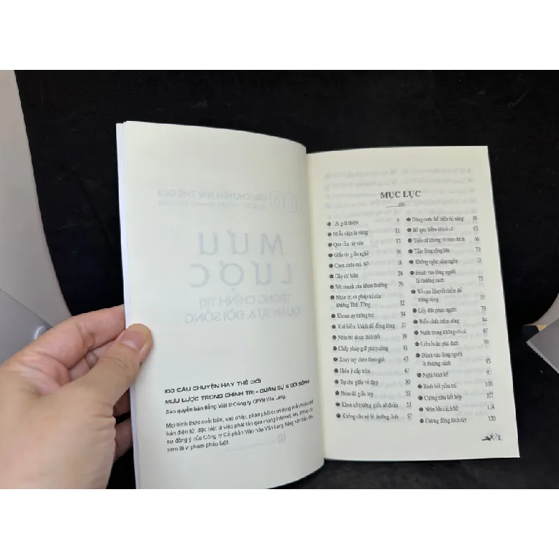 [Phiên Chợ Sách Cũ] Mưu Lược Trong Chính Trị Quân Sự & Đời Sống - 100 Câu Chuyện Hay Thế Giới - Quách Thành 2204, 2022 436597