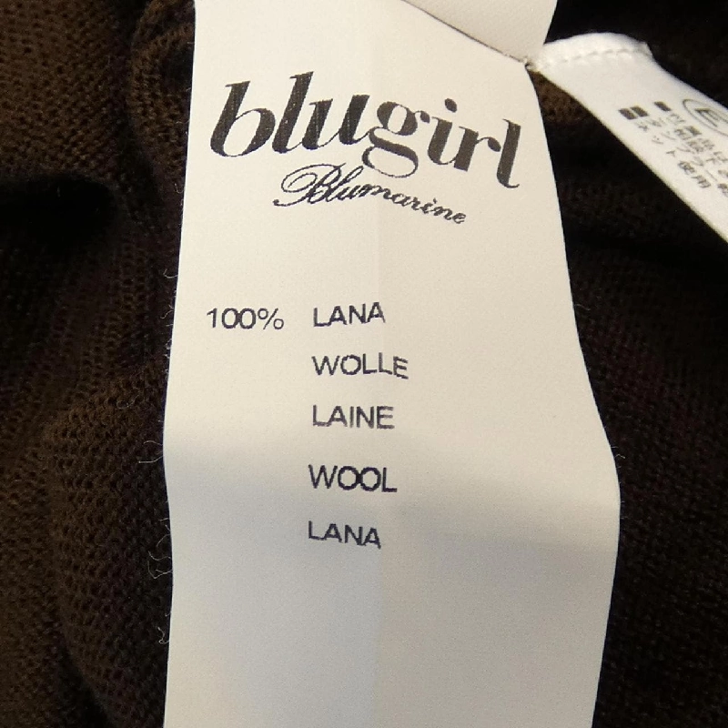 【Mã giảm giá】Cô gái xanh BLUGIRL Áo len 639791