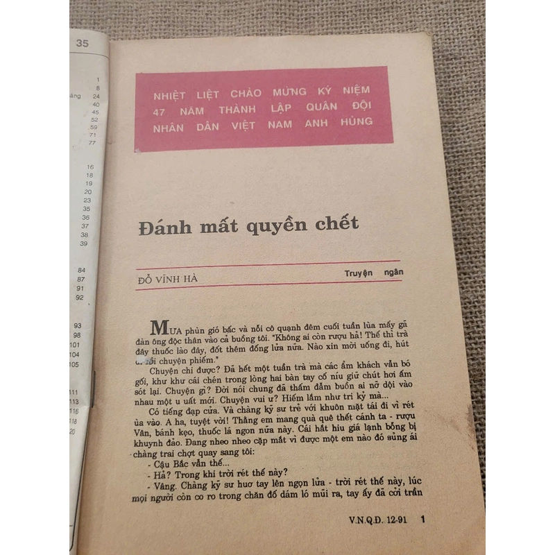 Văn nghệ quân đội 12/1991 436357