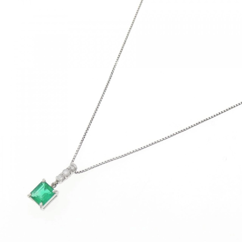 Dây chuyền ngọc lục bảo PT900/PT850 0.69CT - Hàng hiệu Authentic 862140