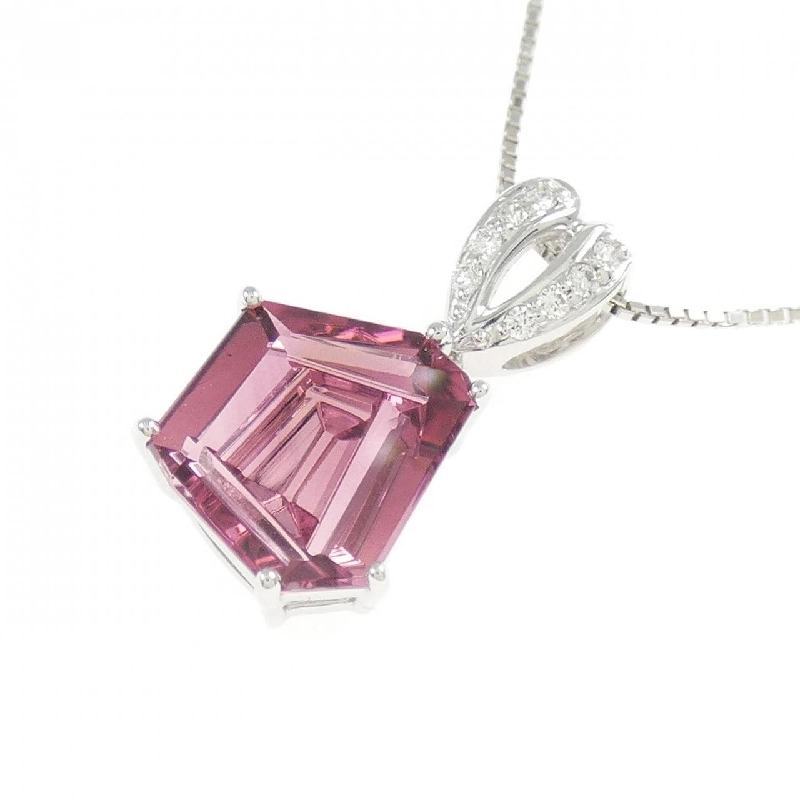 K18WG Tourmaline Necklace 3.07CT - Hàng hiệu Authentic 861157