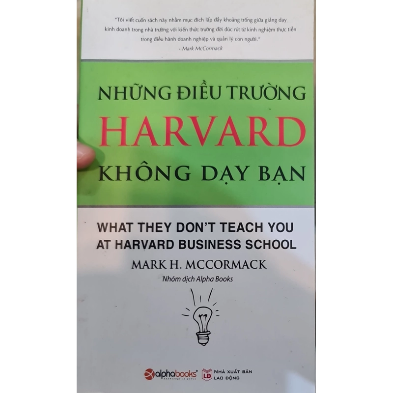 Những điều trường Havard không dạy bạn 502599