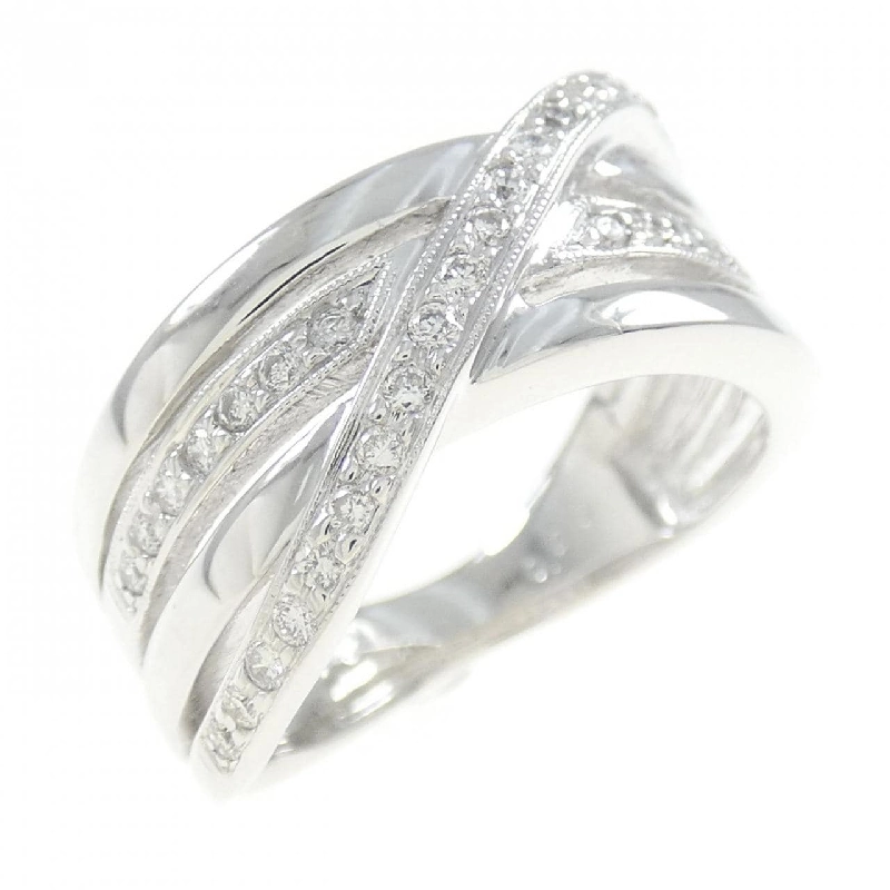 Nhẫn kim cương K18WG 0.25CT 671830