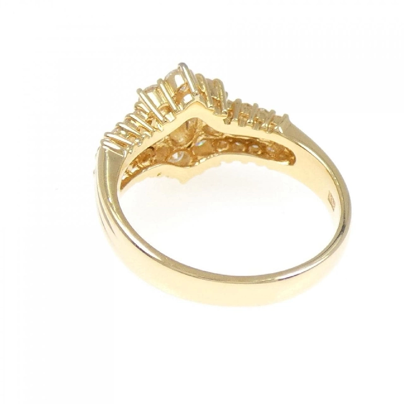 Nhẫn kim cương K18YG 0.28CT 670818