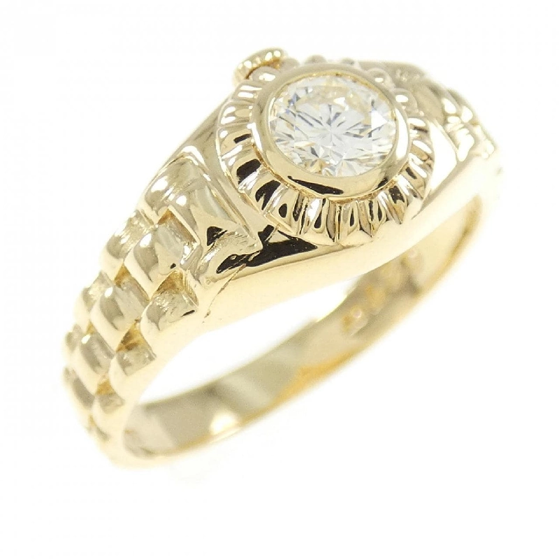 Nhẫn kim cương 750YG 0.27CT 671638