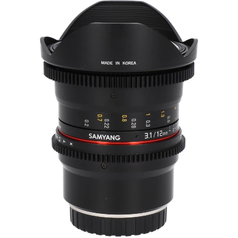 Ống kính SAMYANG X12mm F3.1 T Fish-eye - Hàng hiệu Authentic 880911