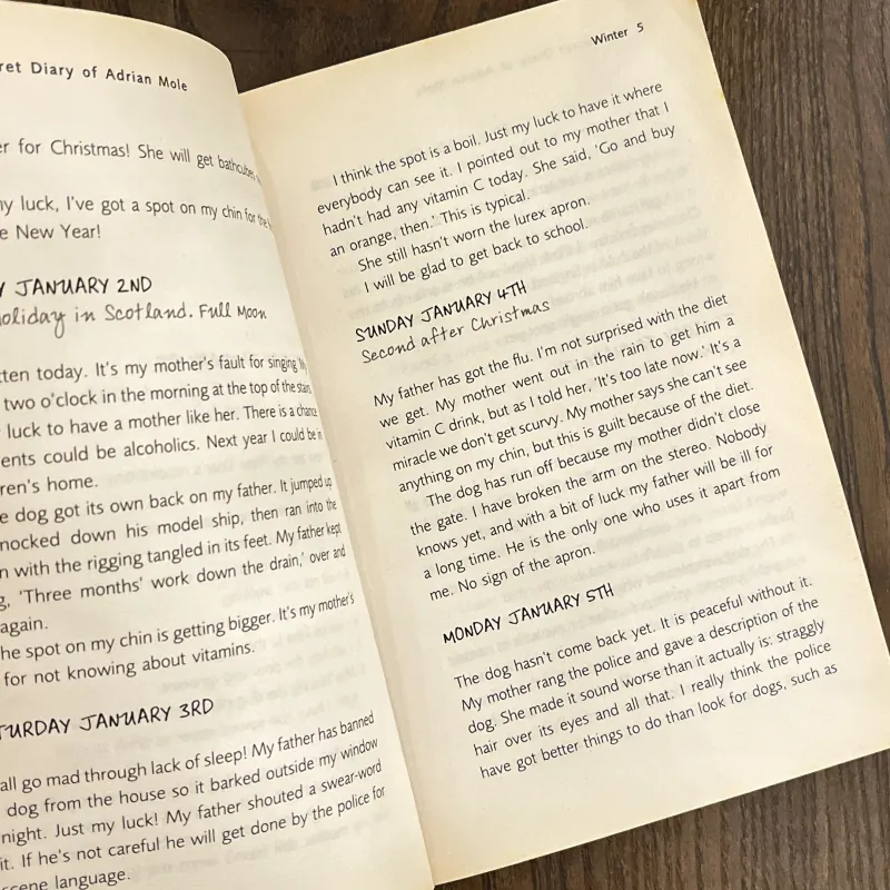 ✨𝑻𝒉𝒆 𝑺𝒆𝒄𝒓𝒆𝒕 𝑫𝒊𝒂𝒓𝒚 𝒐𝒇 𝑨𝒅𝒓𝒊𝒂𝒏 𝑴𝒐𝒍𝒆, 𝑨𝒈𝒆𝒅 13 3/4✨ 713666