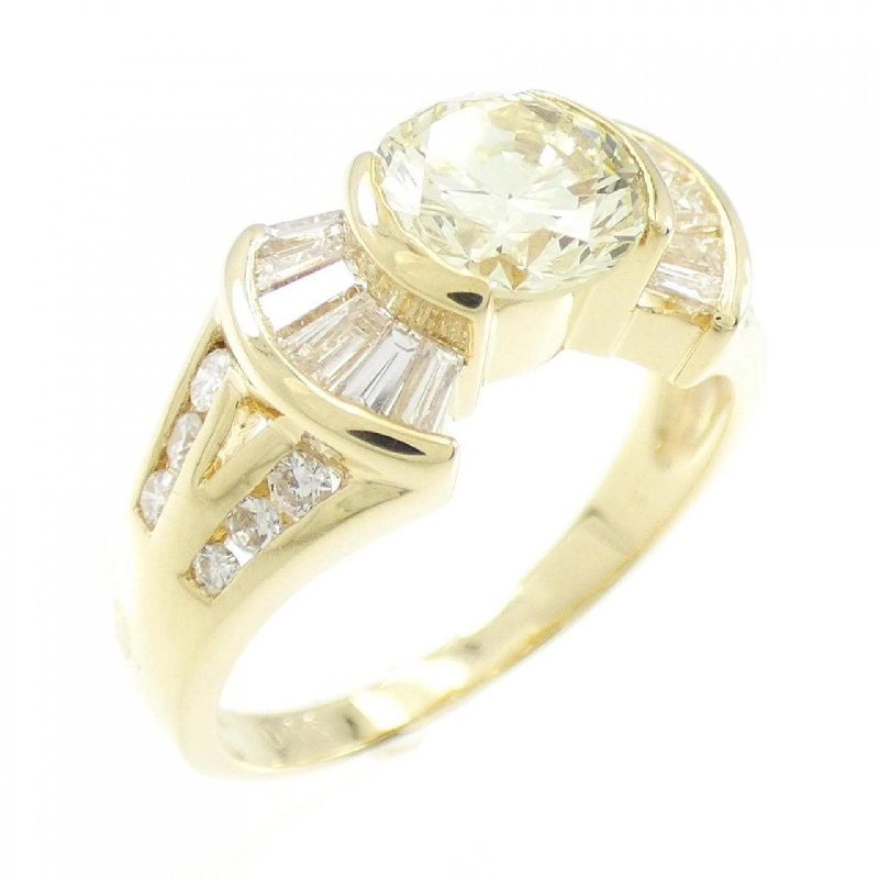 Nhẫn kim cương K18YG 1.066CT - Hàng hiệu chính hãng 856038