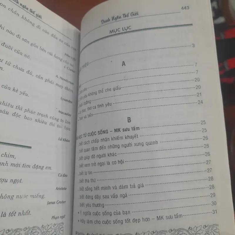 DANH NGÔN THẾ GIỚI, tập 1 (từ A-M) 738128