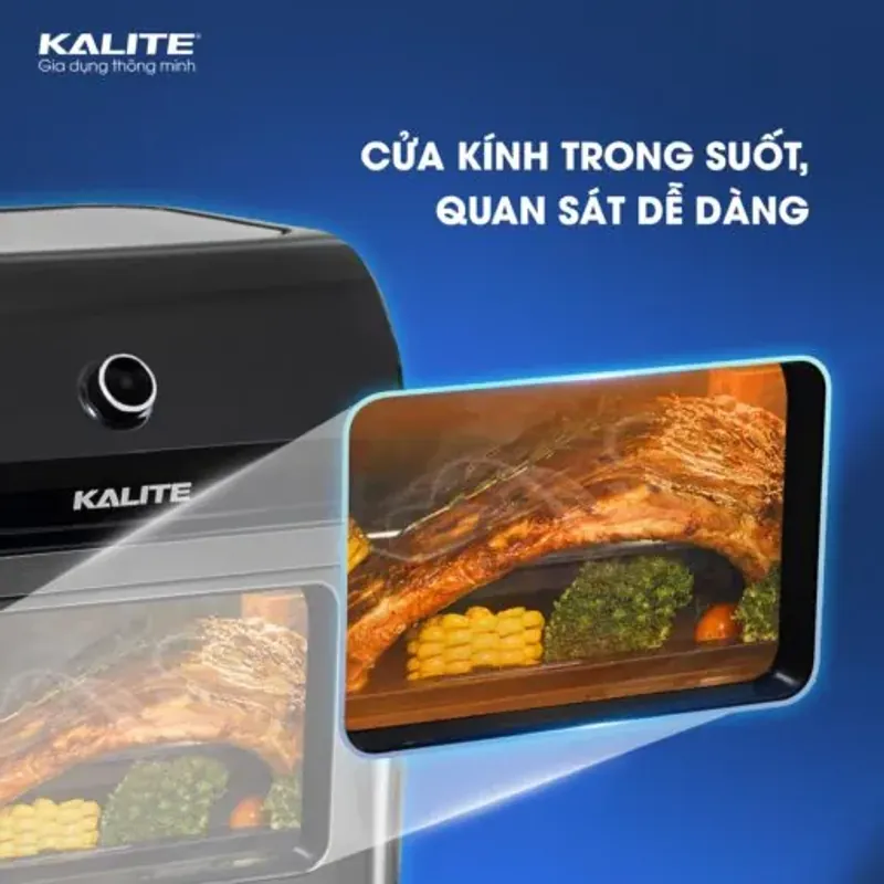 Nồi chiên không dầu Kalite KL-1200 dung tích 12L chính hãng, giảm 95% chất béo, mới 100% 573185