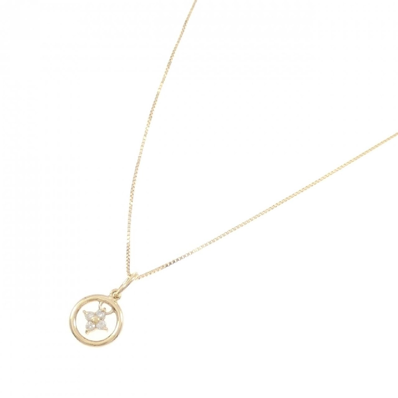 K18YG Dây chuyền kim cương - Hàng hiệu Authentic 859216