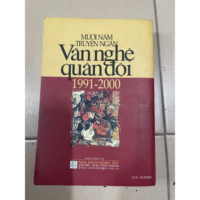 MƯỜI NĂM TRUYỆN NGẮN VĂN NGHỆ QUÂN ĐỘI 1991 - 2000 (c43) 717759