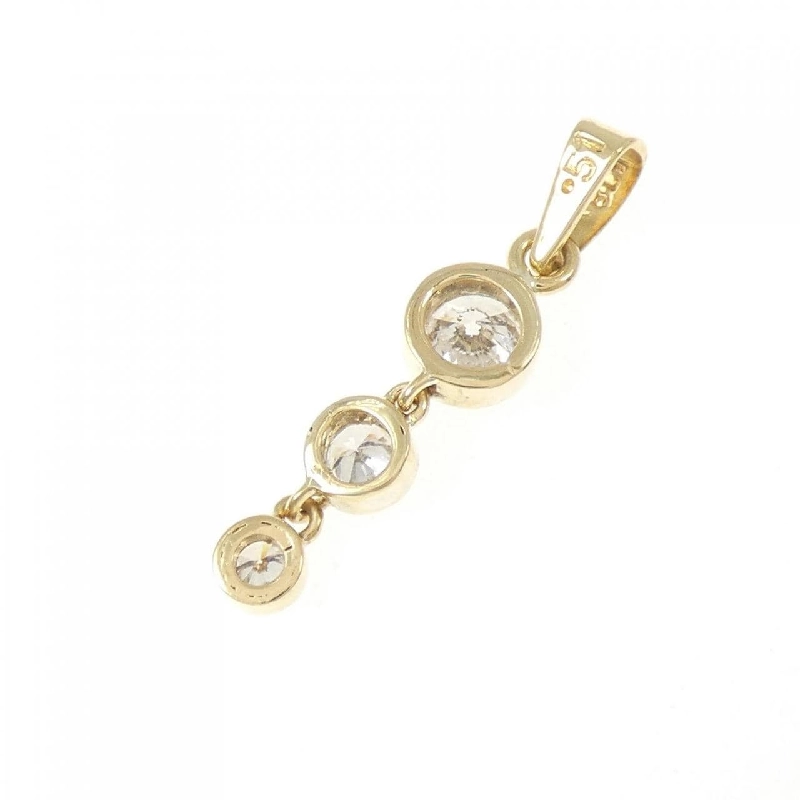 K18YG Dây chuyền kim cương 0.51CT - Hàng hiệu Chính hãng 863436