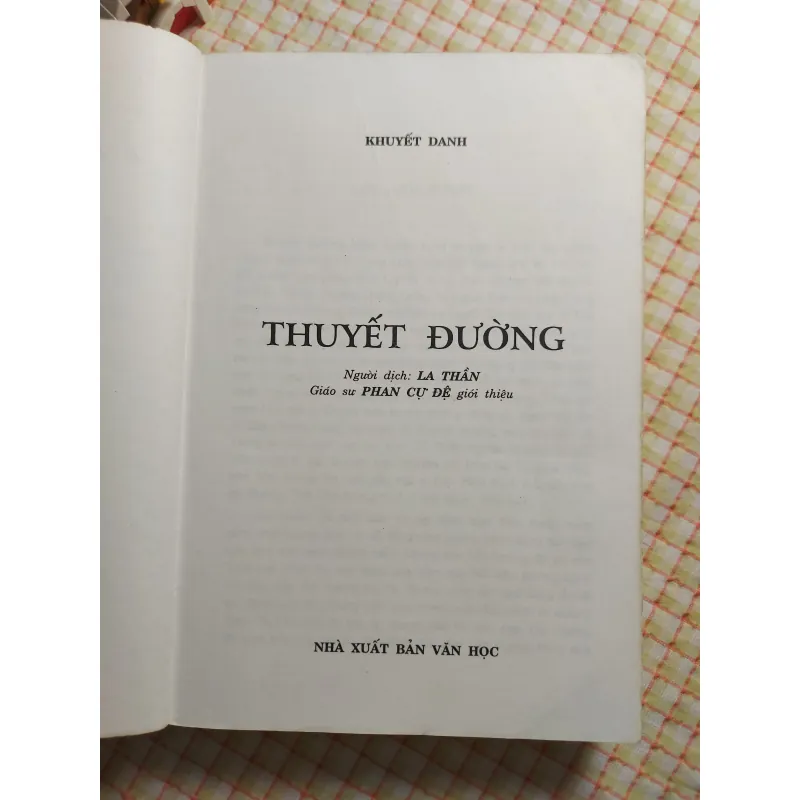 THUYẾT ĐƯỜNG - KHUYẾT DANH • Dịch giả: La Thần 763940