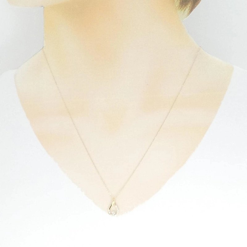 K18YG Dây chuyền kim cương 0.15CT - Hàng hiệu Chính hãng 862810