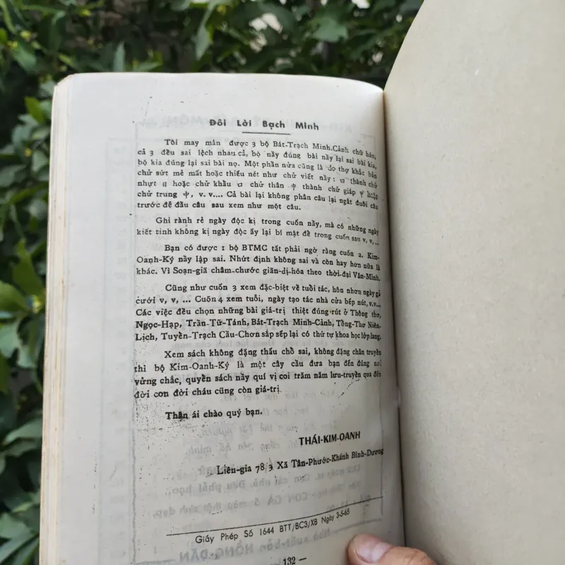 Bát Trạch Minh Cảnh ( Bảng làm lại) - Kim Oanh Ký 759352