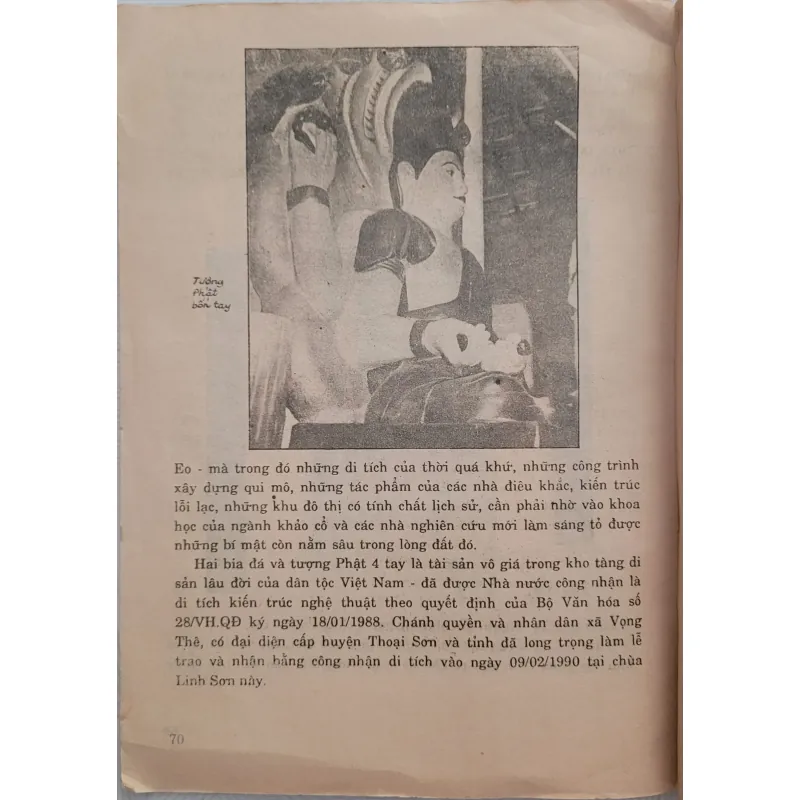 Di tích lịch sử - văn hóa ở An Giang (sách cũ) 977062