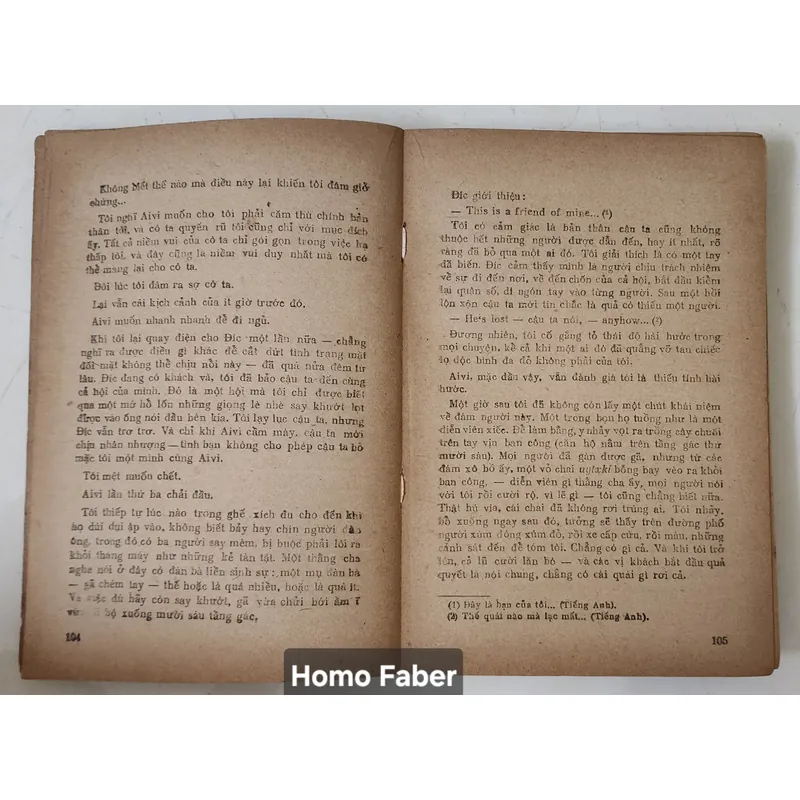 HOMO FABER, tiểu thuyết của Max Frisch 705077