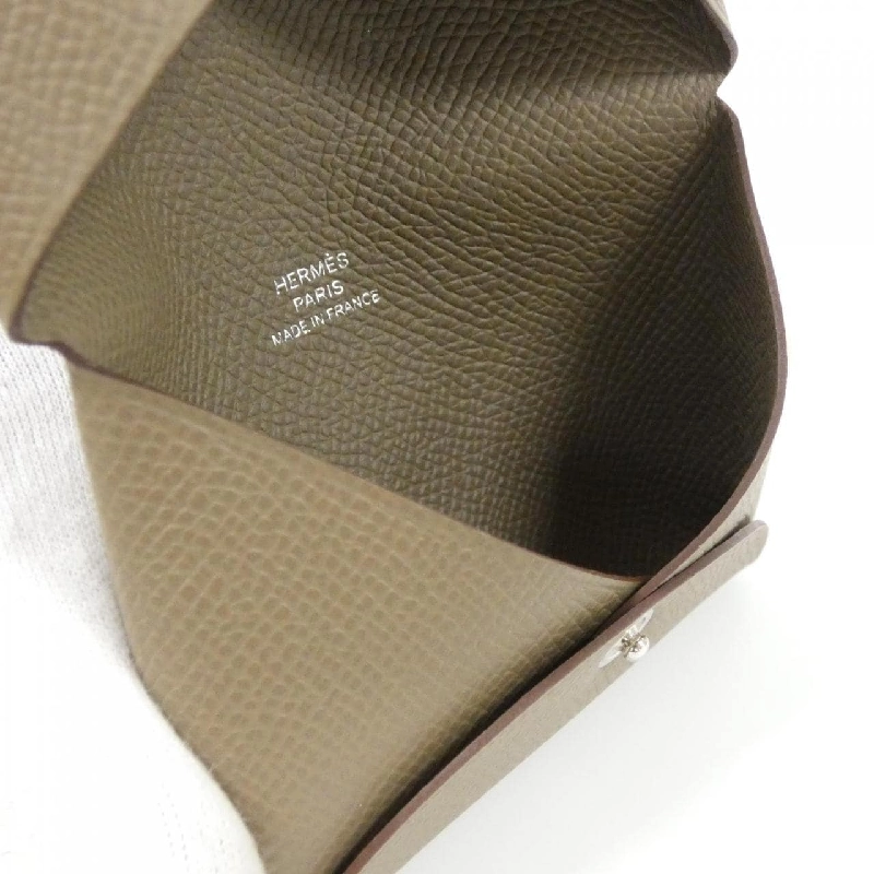【Sản phẩm chưa sử dụng】Thẻ đựng thẻ Hermes Calvi 044164CK 623328