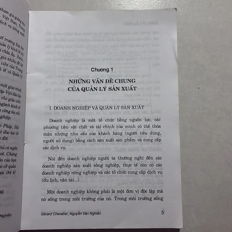 Quản lí sản xuất - Gérard Chevalier & Nguyễn Văn Nghiến 726982