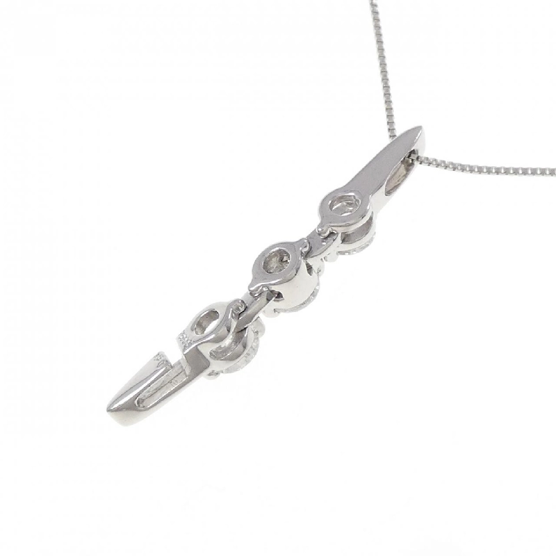 Dây chuyền kim cương 3 viên 2WAY PT900/PT850 0.50CT - Hàng hiệu Chính hãng 861299