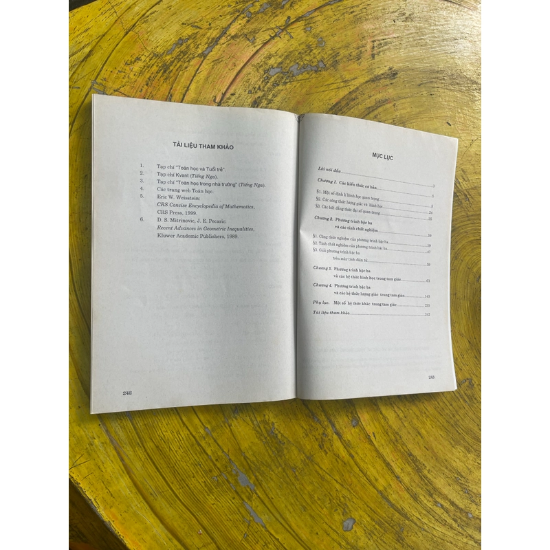 PHƯƠNG TRÌNH BẬC BA VÀ CÁC HỆ THỨC TRONG TAM GIÁC- TS. TẠ DUY PHƯỢNG 544129