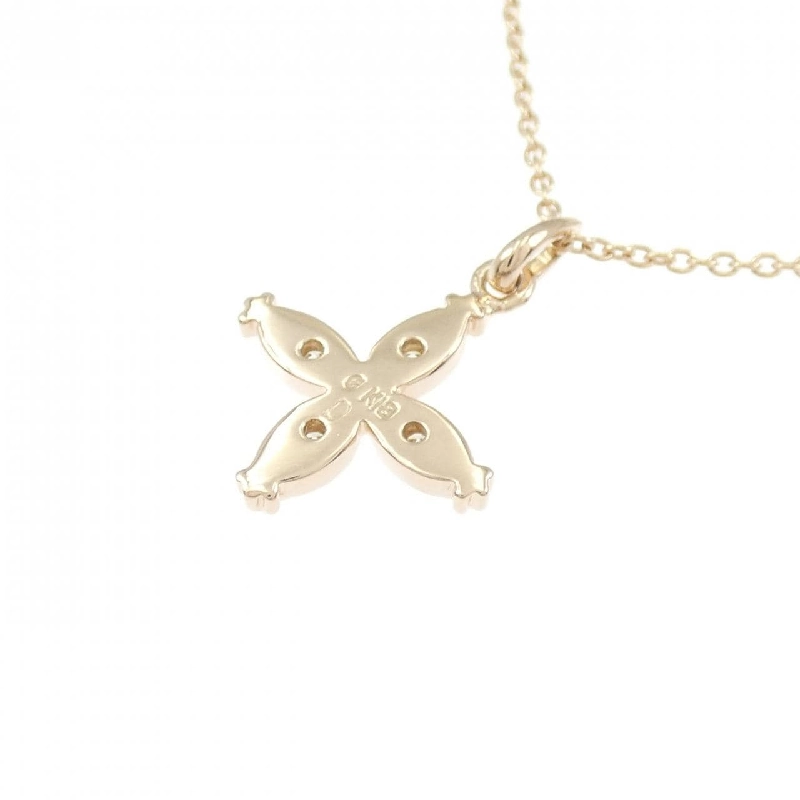 K18PG Hoa Kim Cương Dây Chuyền - Hàng hiệu Chính hãng 861535