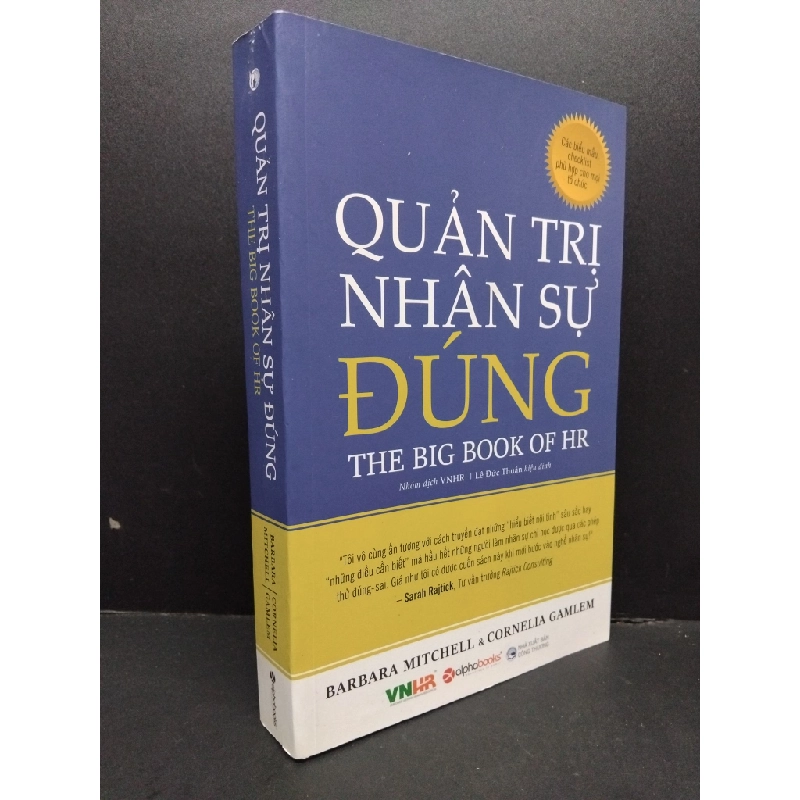 Quản trị nhân sự đúng mới 90% bẩn nhẹ 2019 HCM1410 Barbara Mitchell & Cornelia Gamlem QUẢN TRỊ 304191