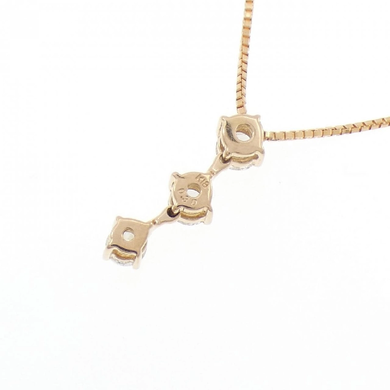 K18PG Dây chuyền kim cương 0.30CT - Hàng hiệu Chính hãng 858263