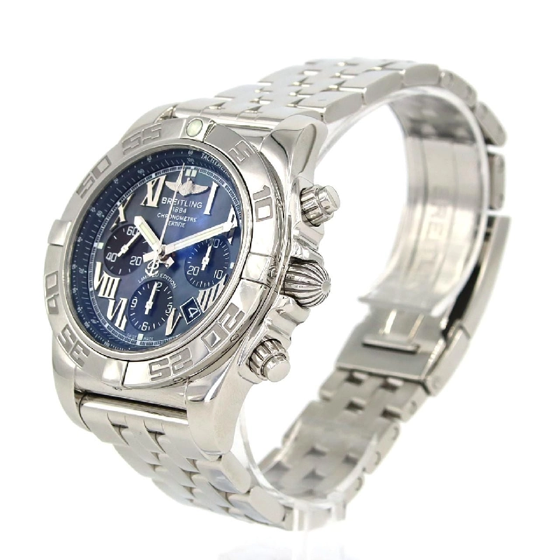 Đồng hồ Breitling Chronomat 44 Black Roman Mother of Pearl JAPAN LTD AB0111/S011B64PA SS tự động - Hàng hiệu chính hãng 882255