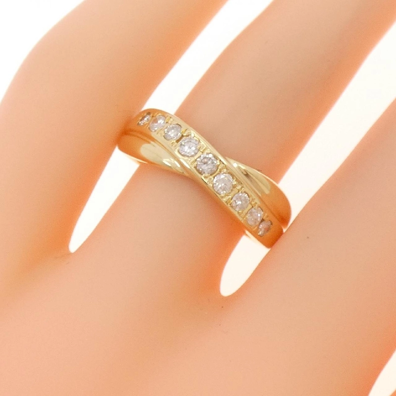 Nhẫn kim cương K18YG 0.30CT 667264