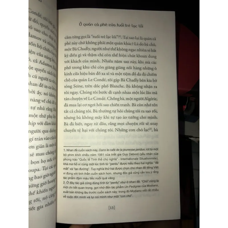 Ở quán cà phê của tuổi trẻ lạc lối - Patrick Modiano 993838