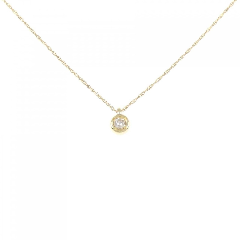 K18YG Solitaire Dây chuyền kim cương - Hàng hiệu Authentic 857339