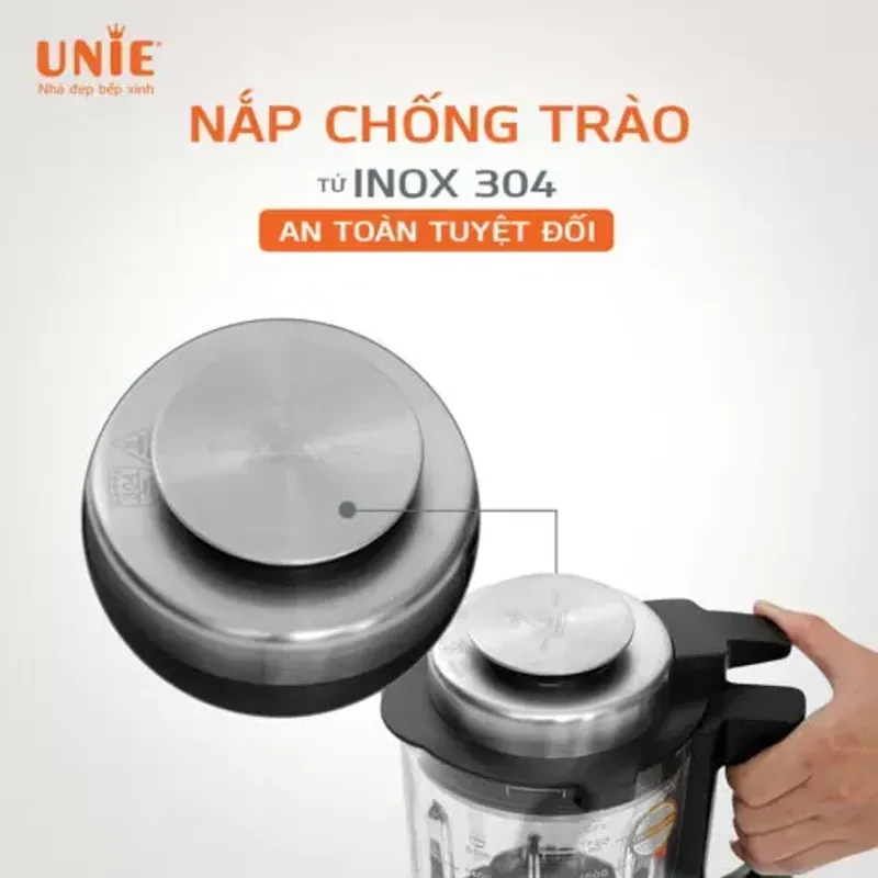 🌱 Máy làm sữa hạt UNIE V8S – 10 chức năng nấu, thông báo bằng giọng nói 783584