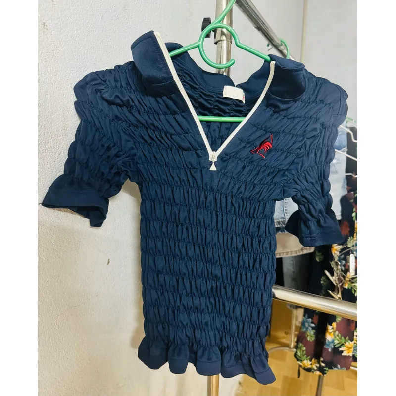 Áo thun nhún ôm body xinh yêu 553316