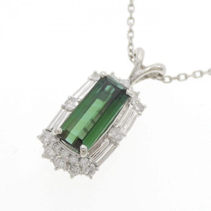 Dây chuyền tourmaline PT900/PT850 2.56CT - Hàng hiệu Authentic 863166