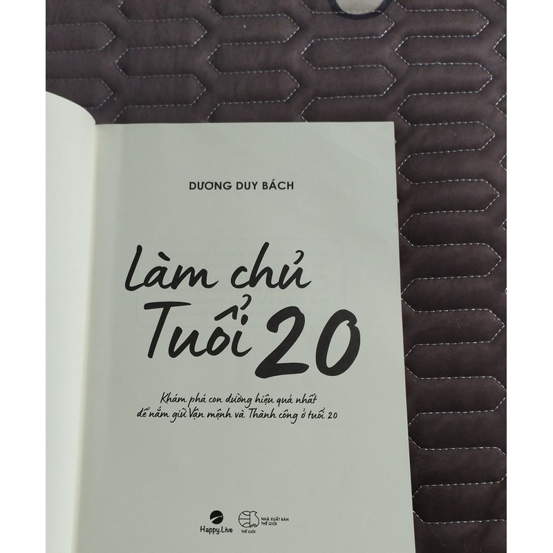 Sách LÀM CHỦ TUỔI 20 194900