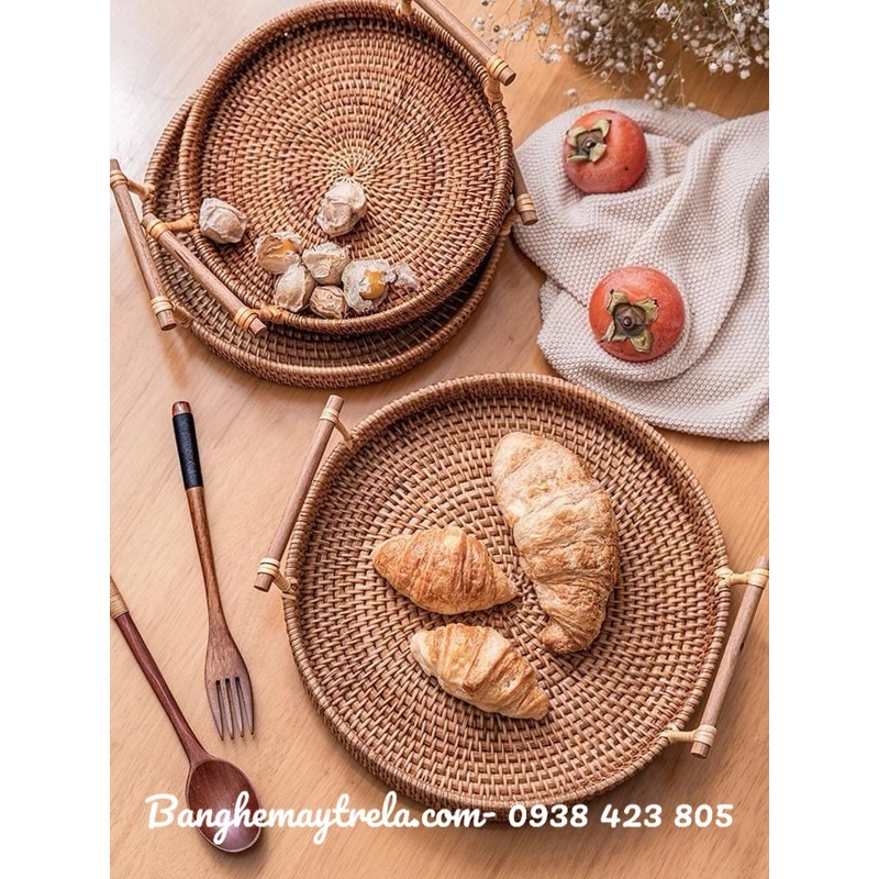 Khay mây xiên để đồ 537790