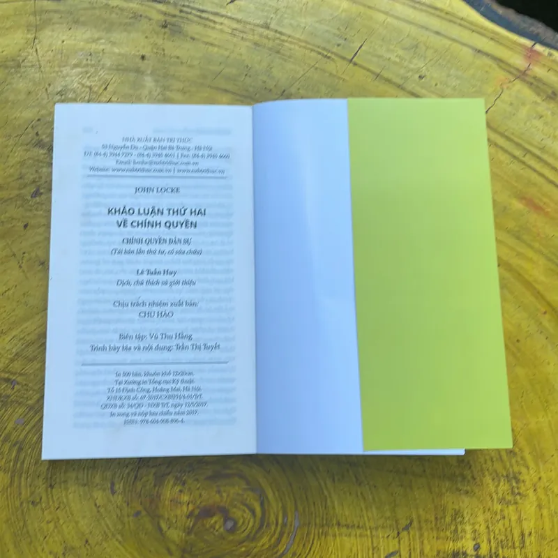 KHẢO LUẬN THỨ HAI VỀ CHÍNH QUYỀN- JOHN LOCKE 704305