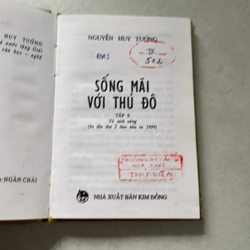 Sống mãi với thủ đô Tập 3 - Nguyễn Huy Tưởng - Tủ sách vàng (Bìa cứng) 596481