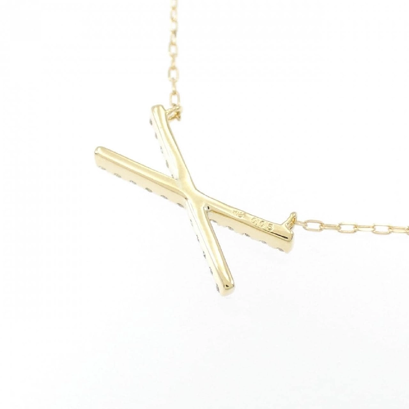 Dây chuyền kim cương K18YG 0.05CT - Hàng hiệu Chính hãng 863811