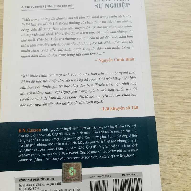Để làm nên sự nghiệp 936457