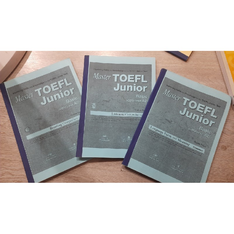 Trọn bộ Master TOEFL Junior basic A2 bản photo  46567