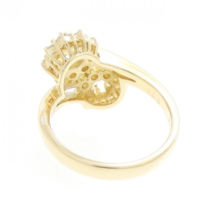 Nhẫn kim cương hoa K18YG 1.05CT 668744