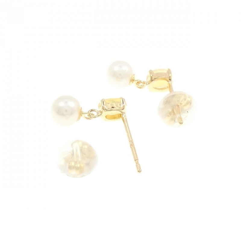 K18YG Bông tai ngọc trai nước ngọt - Hàng hiệu Authentic 871488