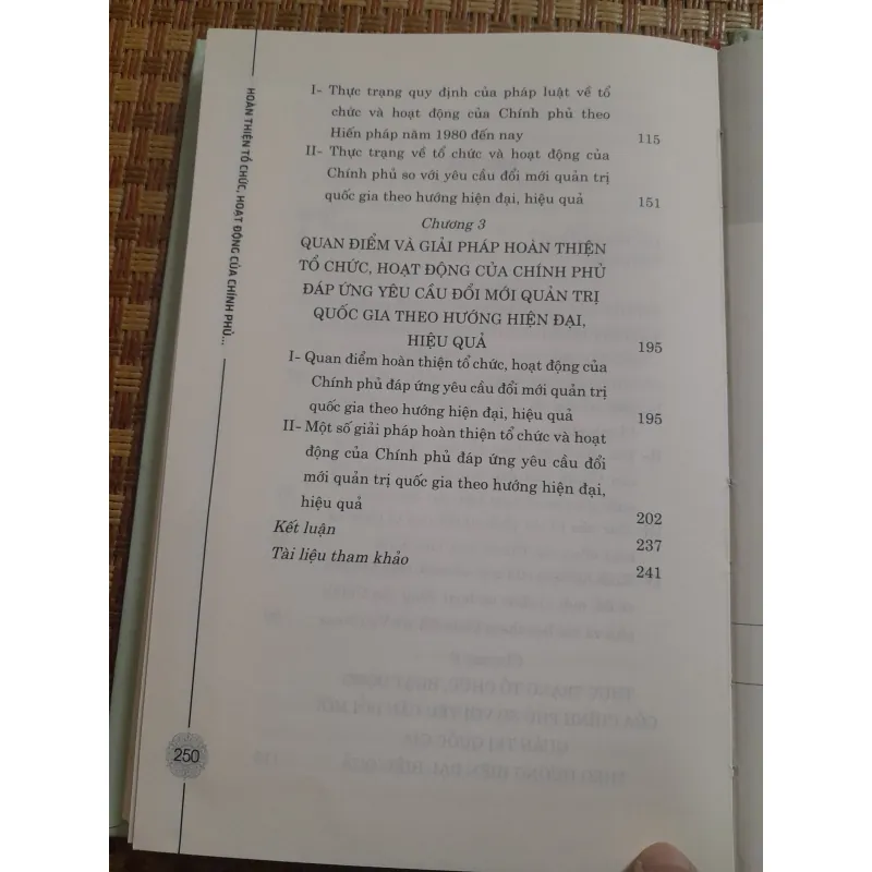 HOÀN THIỆN TỔ CHỨC HOẠT ĐỘNG CỦA CHÍNH PHỦ... 779048