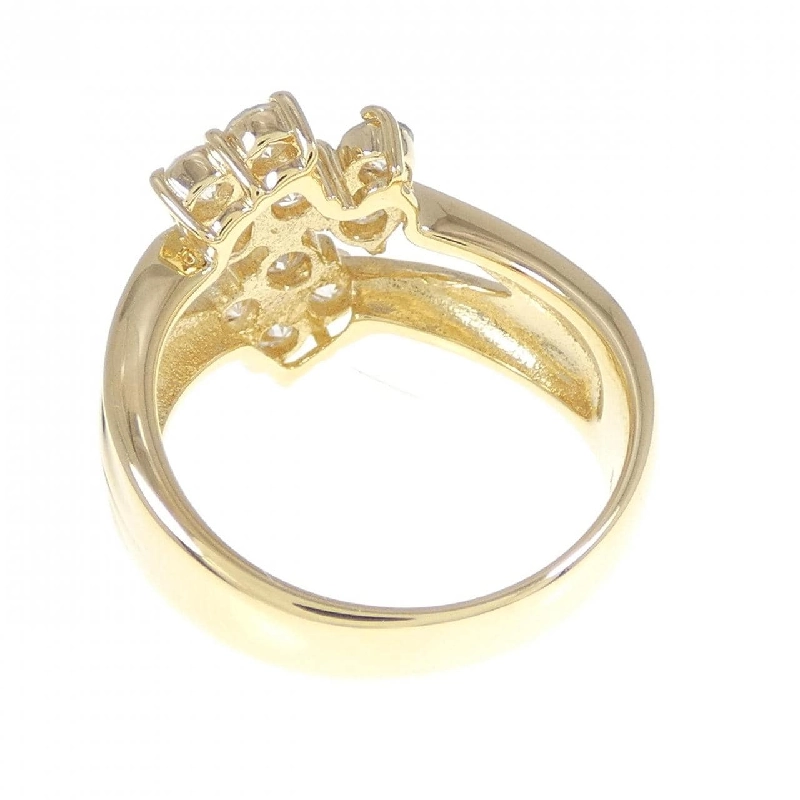 Nhẫn kim cương hoa K18YG 1.03CT 673468