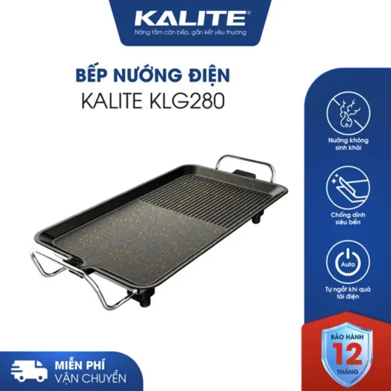 Bếp Nướng Điện Kalite KLG280 | Nướng Không Khói | Chống Dính Siêu Bền- Mới 100% 589131