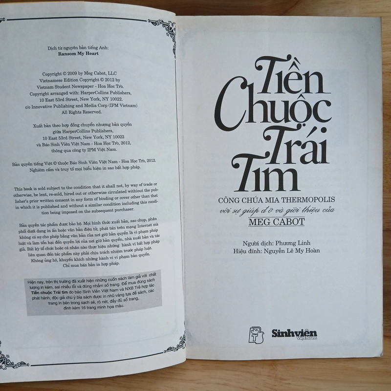 Tiền Chuộc Trái Tim - Meg Cabot 476914
