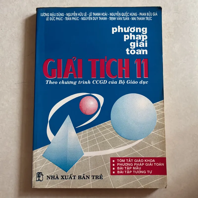 Phương pháp giải toán Giải tích 11 977788